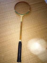 Vintage 70s The Lady Slazenger Wooden Squash Racket