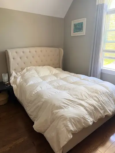 Queen Size Bed Frame with free mattress, View more