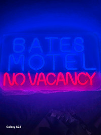 Neon Light Sign Bates Motel Horror TV Series LED USB Brand New 