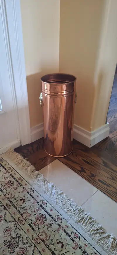 Vintage Copper Umbrella Cane stand, View more