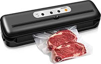 CROMIFY Vacuum Sealer Machine, Automatic Food Saver 80kPa Strong