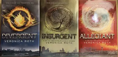 4 Divergent Series HardCover Books w Dust Slip Covers - Insurgen, View more
