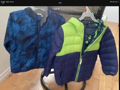 garçon  manteau Paradox 10$ manteau pantalon 5ans 20$, View more