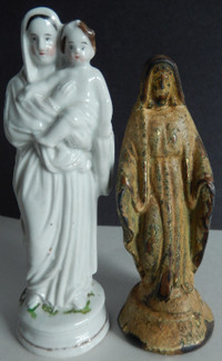 statuettes vierge marie très ancienne  une deFrance