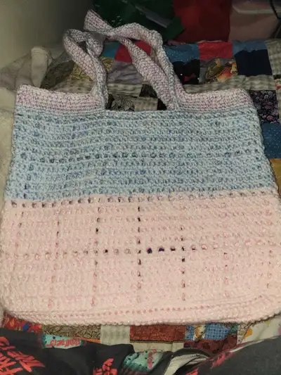 crochet Tote Bag, View more