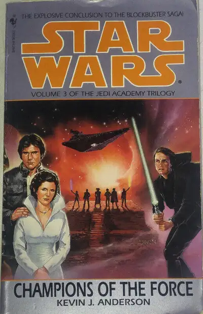 Star Wars Book Vol 3 Jedi Academy Trilogy Champions of the Force, View more