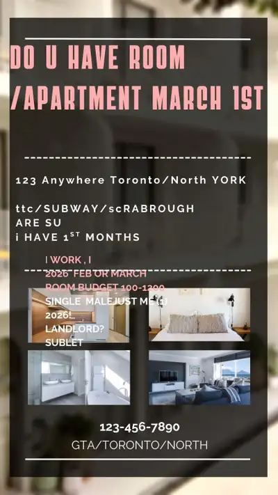 this guys wants  Room 2 RENT ? MARCH1st, View more