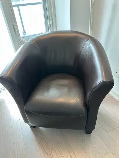 Leather Armchair for Sale – $35 (Great Deal), View more