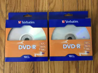 New DVD-Rs - x18 - Verbatim, View more
