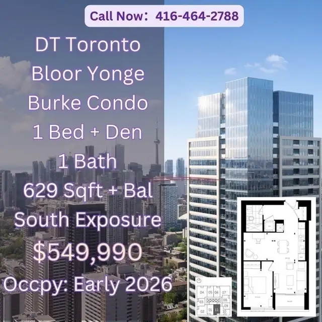 Near UFT & luxury Yorkville, SELL AT A BIG LOSS!