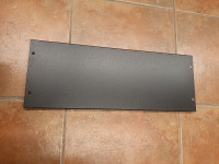 Rack Blank Filler Panel - 4U painted black