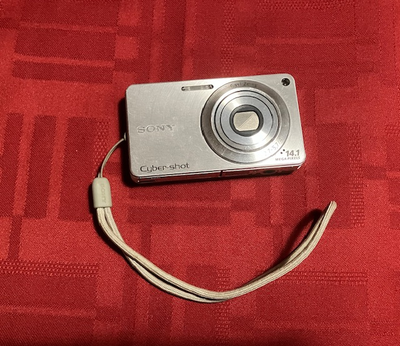 Sony Cybershot camera with battery and charger, View more