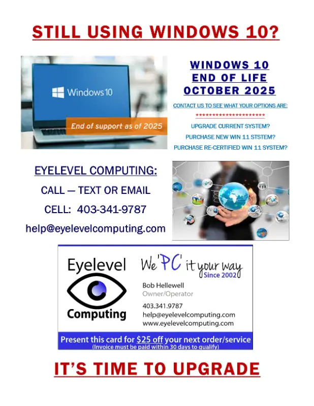 Still Using Windows 10? in Laptops in Red Deer - Image 2