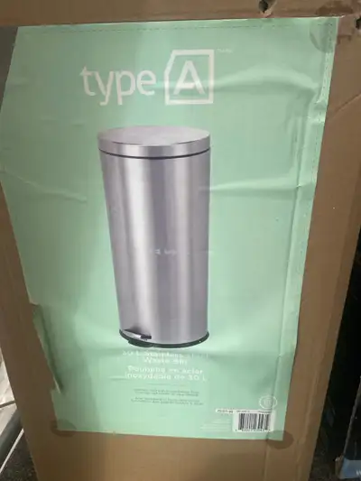 Poubelle Type A en acier inoxydable, View more