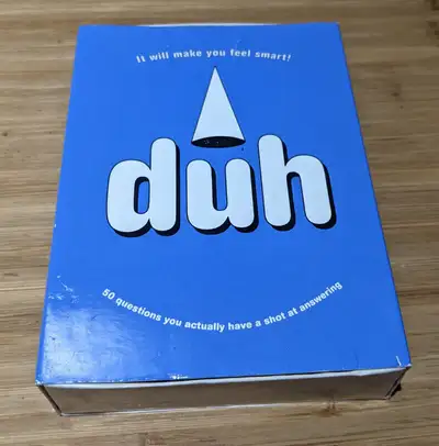 Duh Fun Brain Teaser Game for All Ages (New), View more