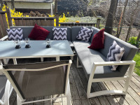 6 pieces outdoor furniture 