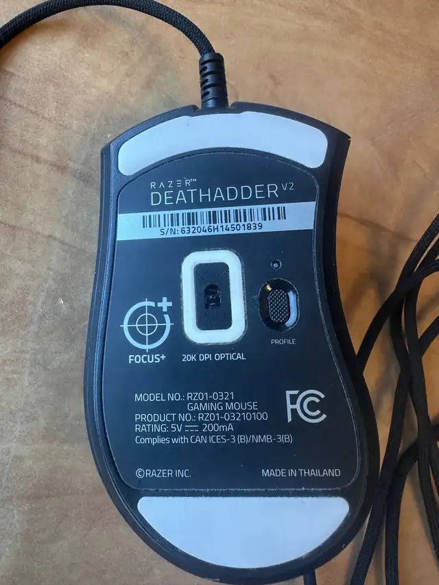 Souris Razer Deathadder V2 in Mice, Keyboards & Webcams in Saguenay - Image 4