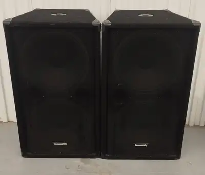 Community XP-509 - 1000 watt, dual 15" passive professional audio subwoofers. (400w rms each) $750 p...