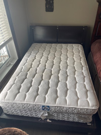 Full/Double bed, box spring and mattress 