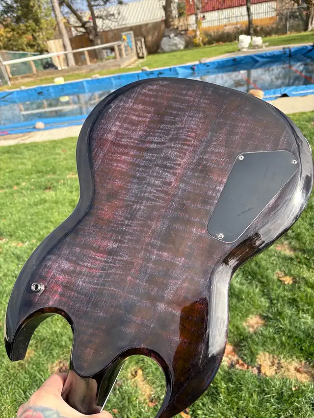 Clarke Customs- Prototype Sabbath SG in Guitars in Markham / York Region - Image 6