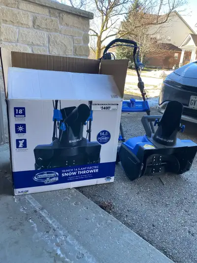 Sno Joe SnowBlower - Brand New!!  18 inch, 14.5 amp, View more