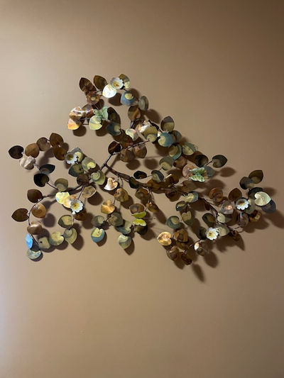 Frank Lee - Stunning Brutalist Metal/Enamel Wall Art Signed, View more