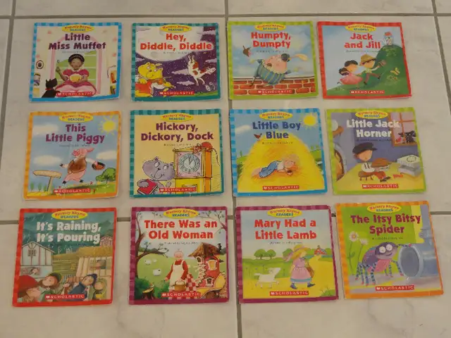 MY FIRST ABC & NUMBER BOARD BOOKS & 12 NURSERY RHYME READERS in Toys in Norfolk County - Image 3