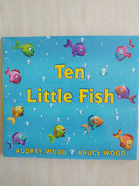 Ten Little Fish ... Hardcover Book for Kids/Children