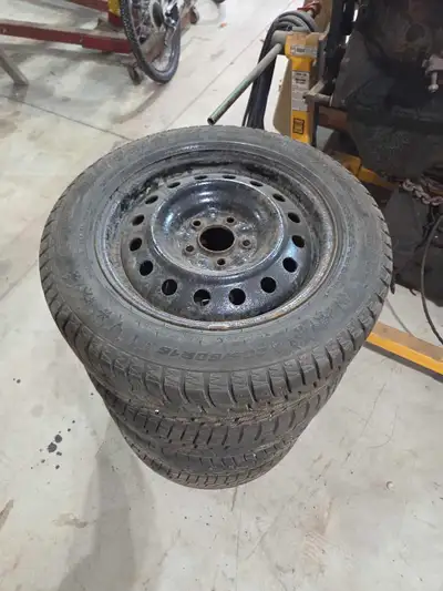4 I really Pro 3 winter tires on rims. All tires have tread depth of 10/16"(tread depth gauge used)....