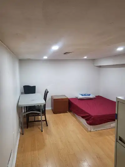 -1 Single Room Available for rent in a shared Basement -Preferably for 1 male for $600 -3 more rooms...