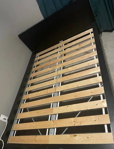 Delivery$: Double Sz solid bed frame , View more
