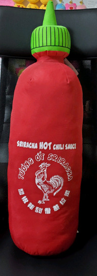 Sriracha Hot Sauce Large Plush Doll Toy Funny