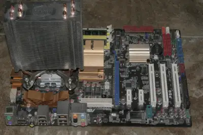 CPU Intel Q9650 quad core $40; Cooler/Motherboard/RAM available, View more