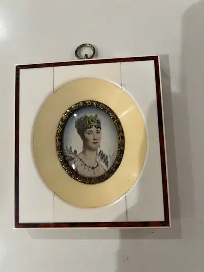 Vintage Portrait Miniature, View more