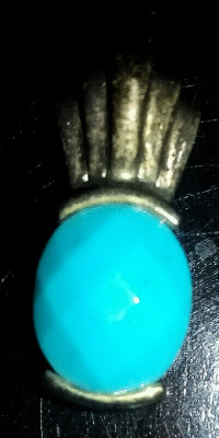 Pineapple turquoise, Necklaces, pendants, rings