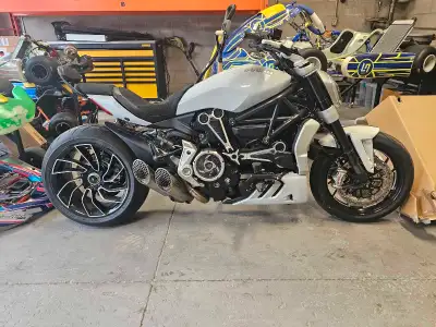 I have a rare iceberg white x diavel s with very low kms, approx 11500kms. It has tasteful mods and...