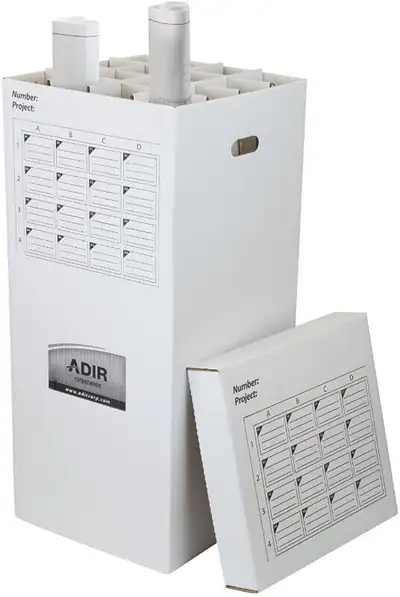 Adir Storage File Cabinet 37"H. For Charts, Big Rolled Sheets, View more