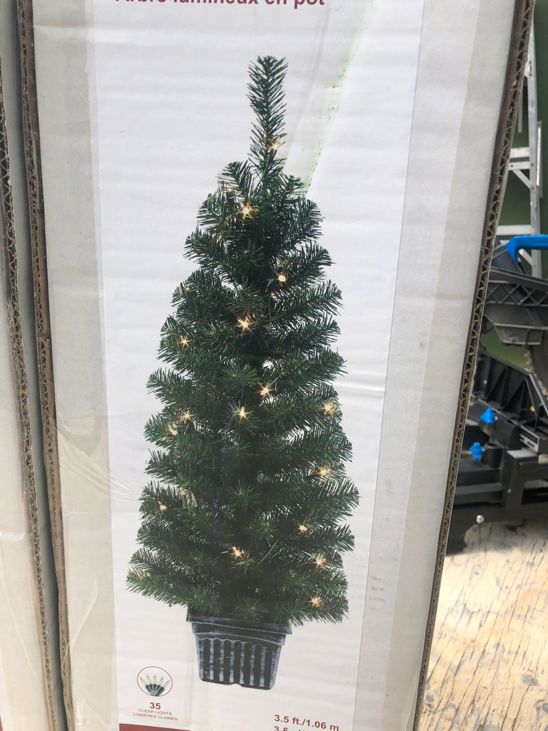 3 1/2’ Porch Christmas tree, used for sale  