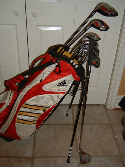 LEFT COMPLETE 12 PCS ADAMS TIGHT LIES COMBO REG STEEL GOLF CLUB, View more