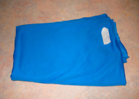 Blue light weight polyester knit, 1.25 yards, fabric, sewing