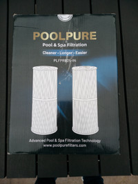 2 POOLPURE Spa Filters for Hot Tubs PLFPRB25-IN