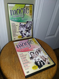 SET OF 2 Used DVD Magic Moments The Best of the 50's POP