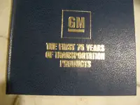 General Motors 75 Years Book