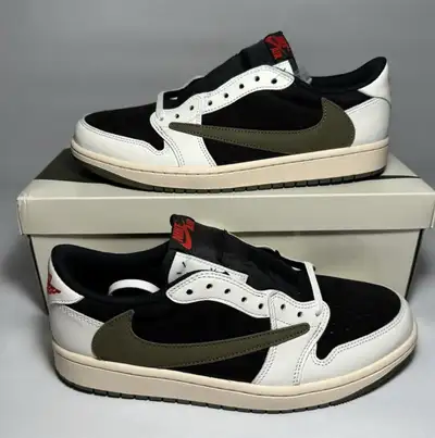 Jordan 1 Retro Low Travis Scott Olive, View more