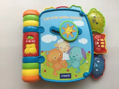 Vtech Les trois petits copains – livre interactif bilingue, View more