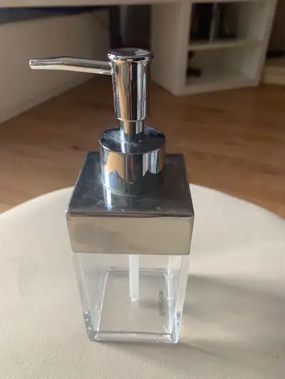 Lotion dispenser / soap dispenser  colourless/chrome, View more