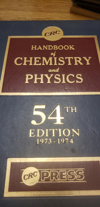 Large Handbook of Chemistry and Physics