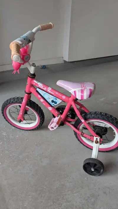 Kids girl bike with training wheels , View more