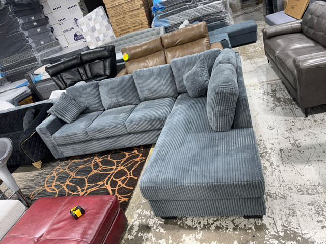 Brand new Corduroy Sectional sofa for sale in Couches & Futons in Kitchener / Waterloo