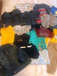 Vêtements de bébés garçons 6-9mois / baby clothes 6-9 month boys